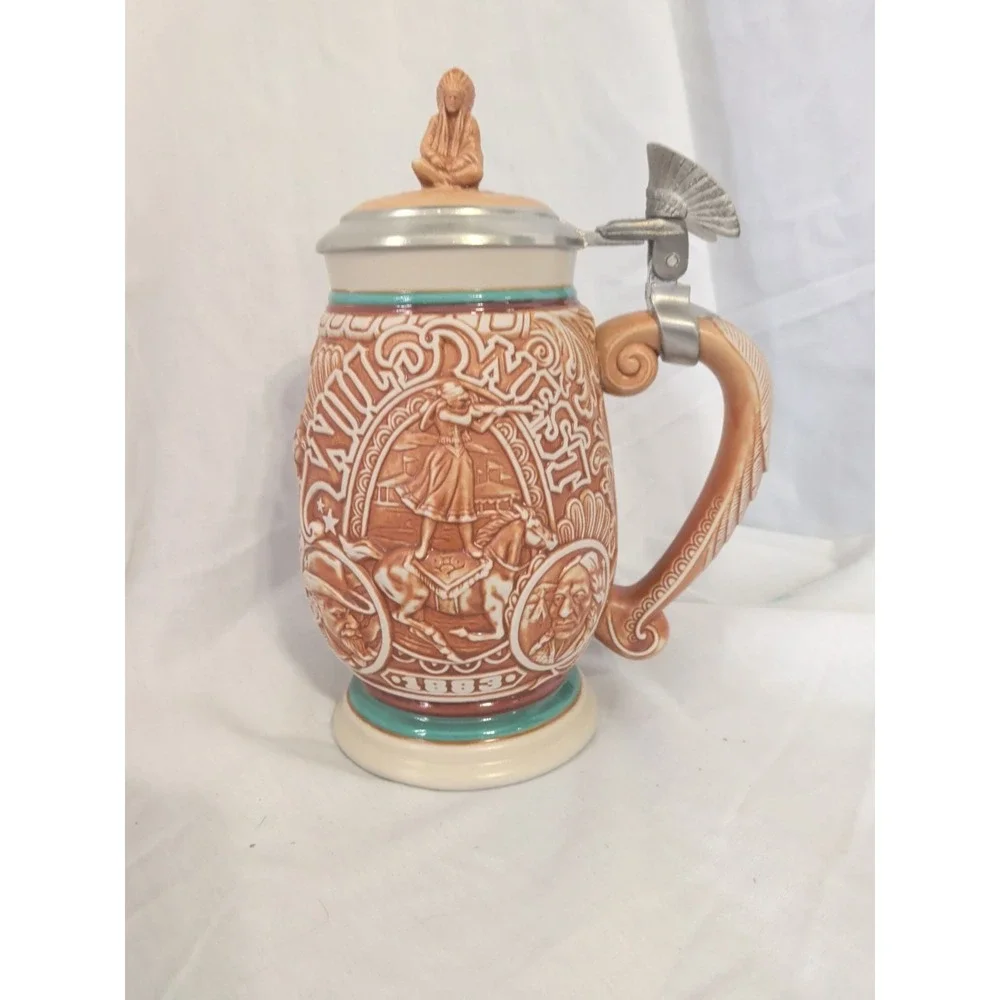 Vintage Avon Tribute To The Wild West Stein With Original Box